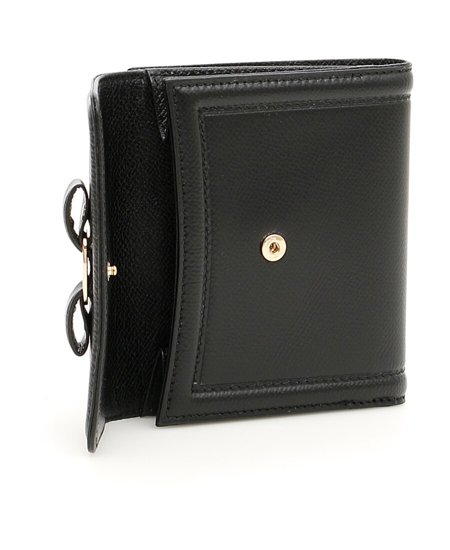 Ferragamo Credit Card Case In Black