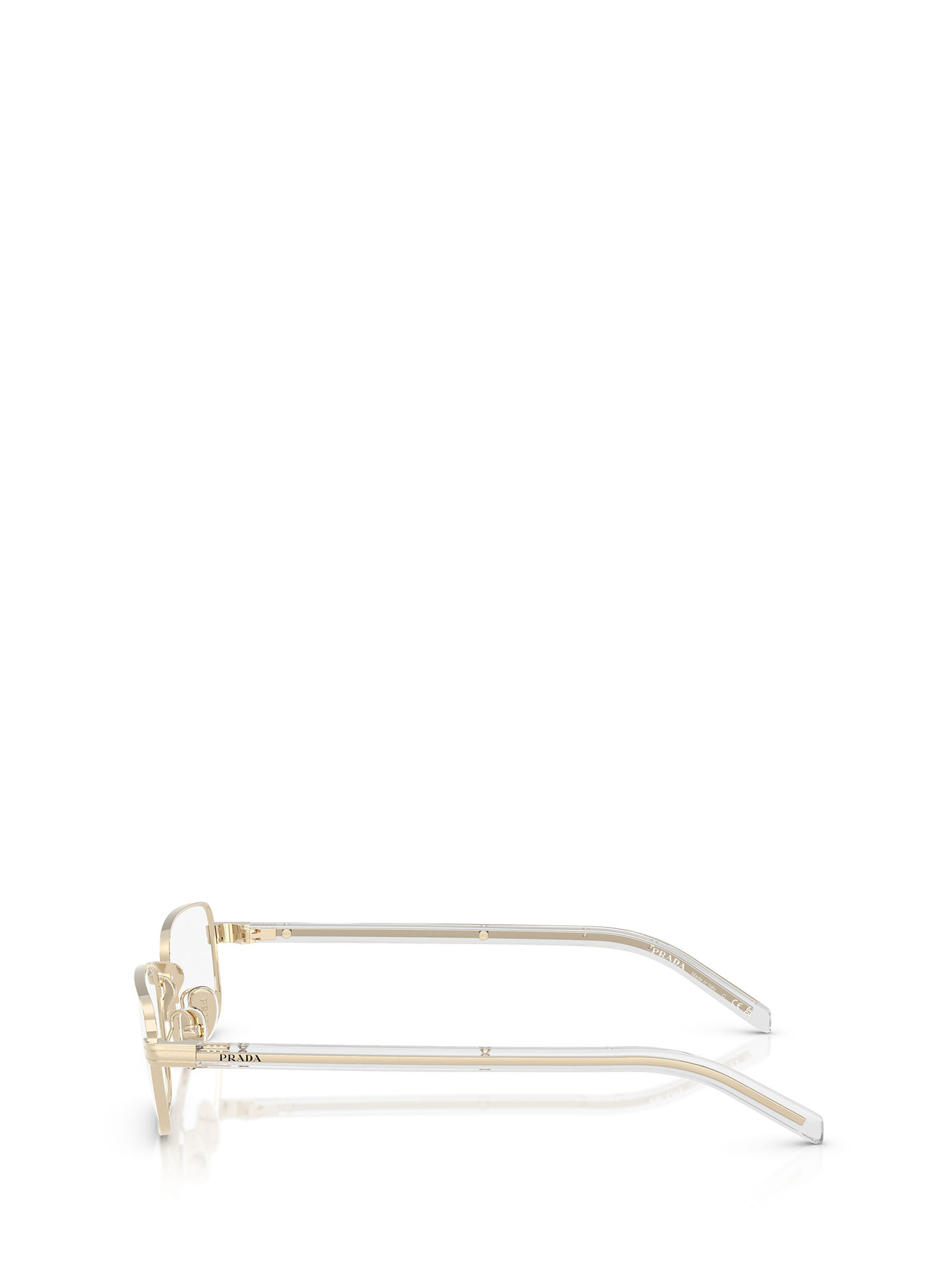 Prada Full Frame Plain Mirror In Brown
