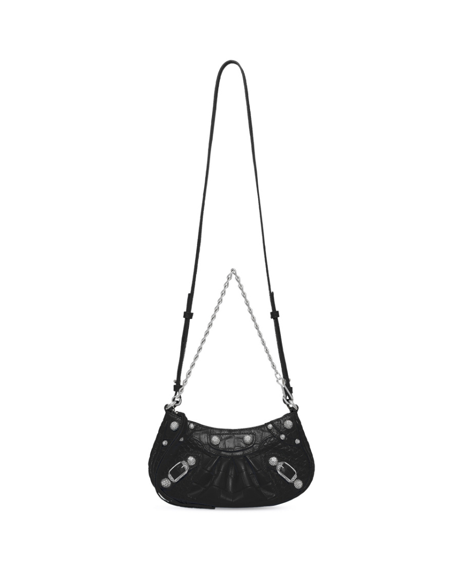 Balenciaga Borsa Le Cagole Mini Con Catena Da Donna In Nero In Black
