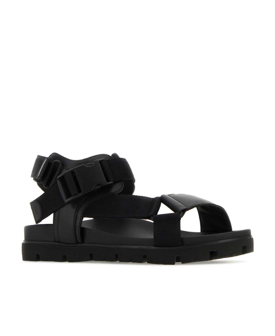 Prada Sandals In Black