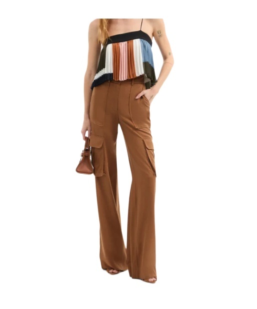 Veronica Beard Saul Cargo Pants Whisky In Brown