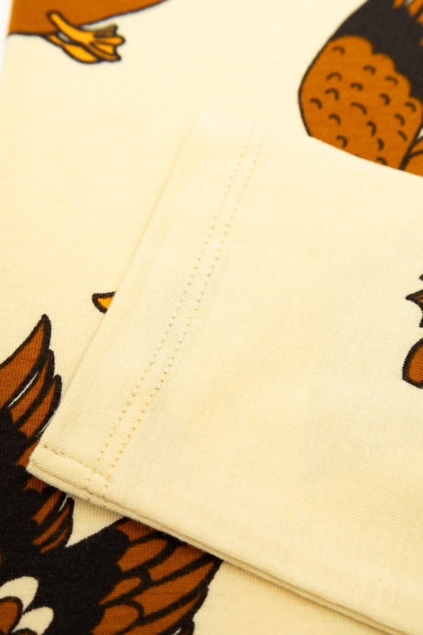 MINI RODINI ALL-OVER DUCK-PRINT LEGGINGS