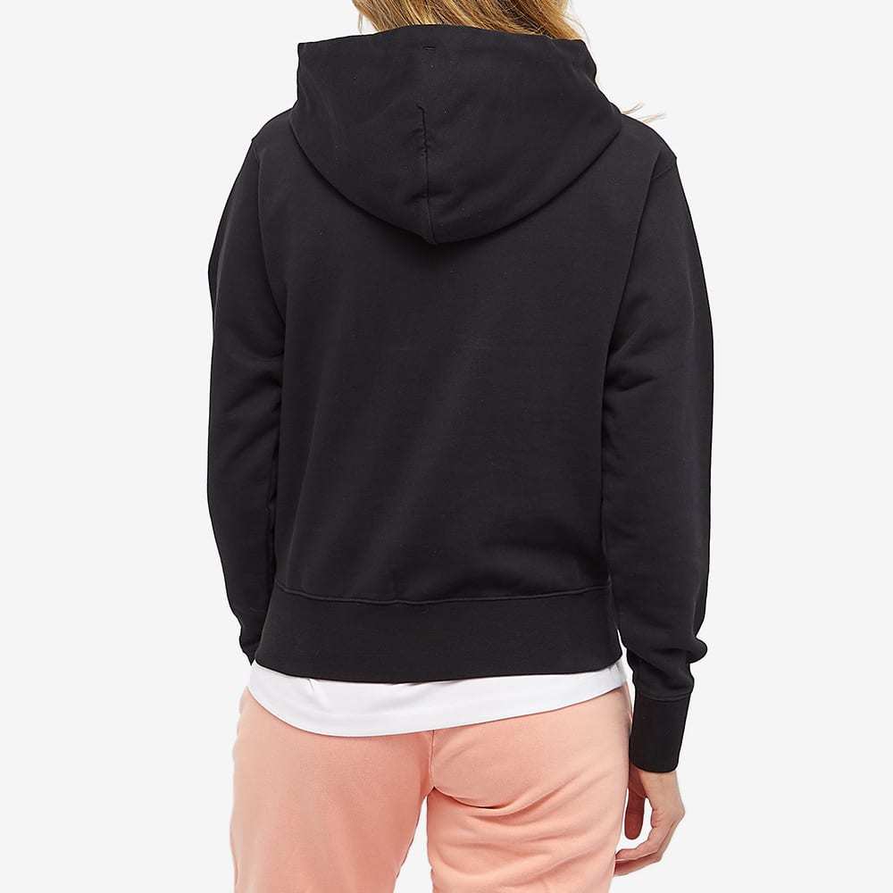 Kenzo Logo Hooded Sweater In Black