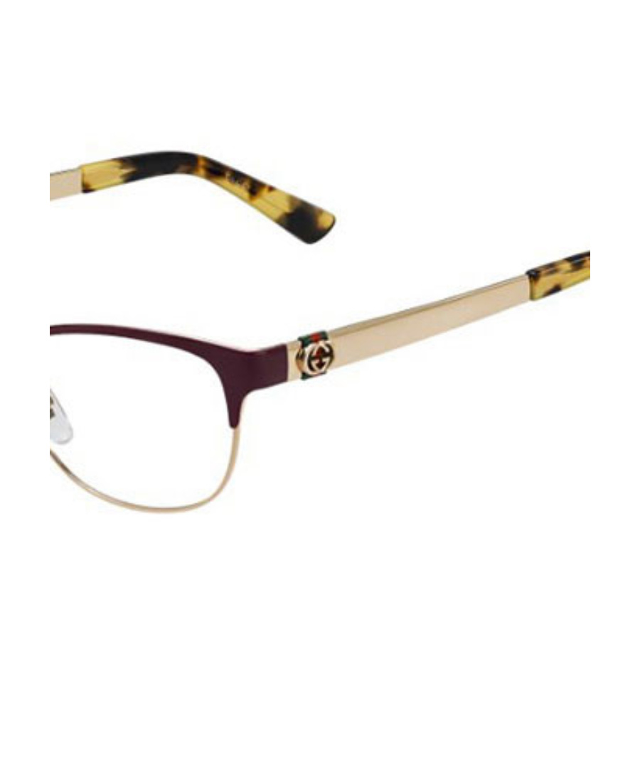 Gucci Logo Detail Flat Lens In White