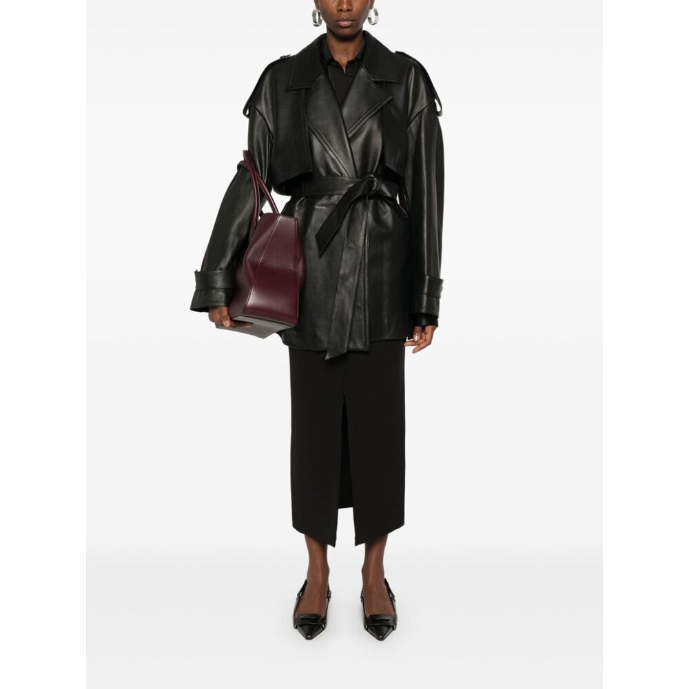 Pinko Midi Pencil Skirt In Black