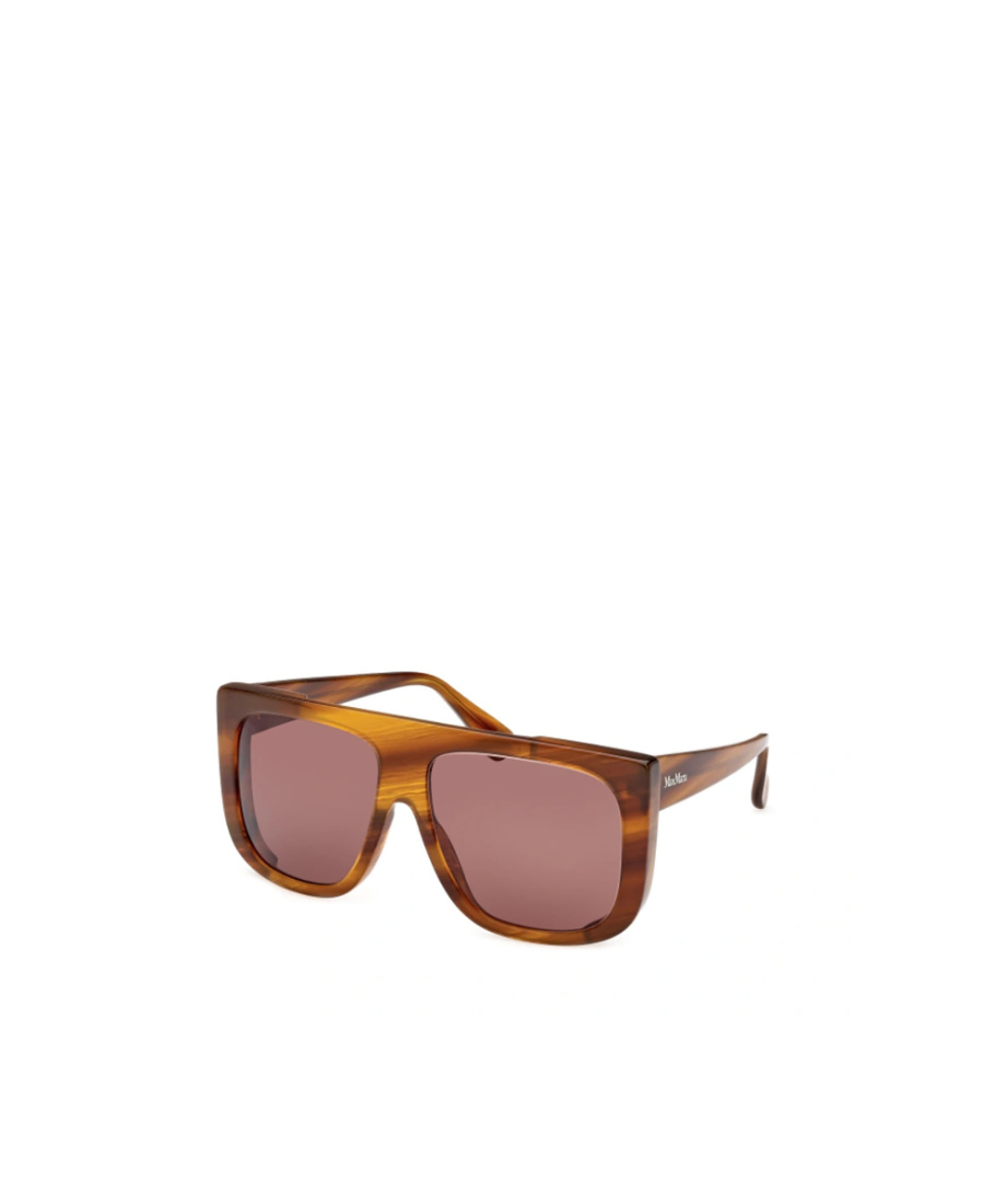 Max Mara Colored Sunglasses In Brown