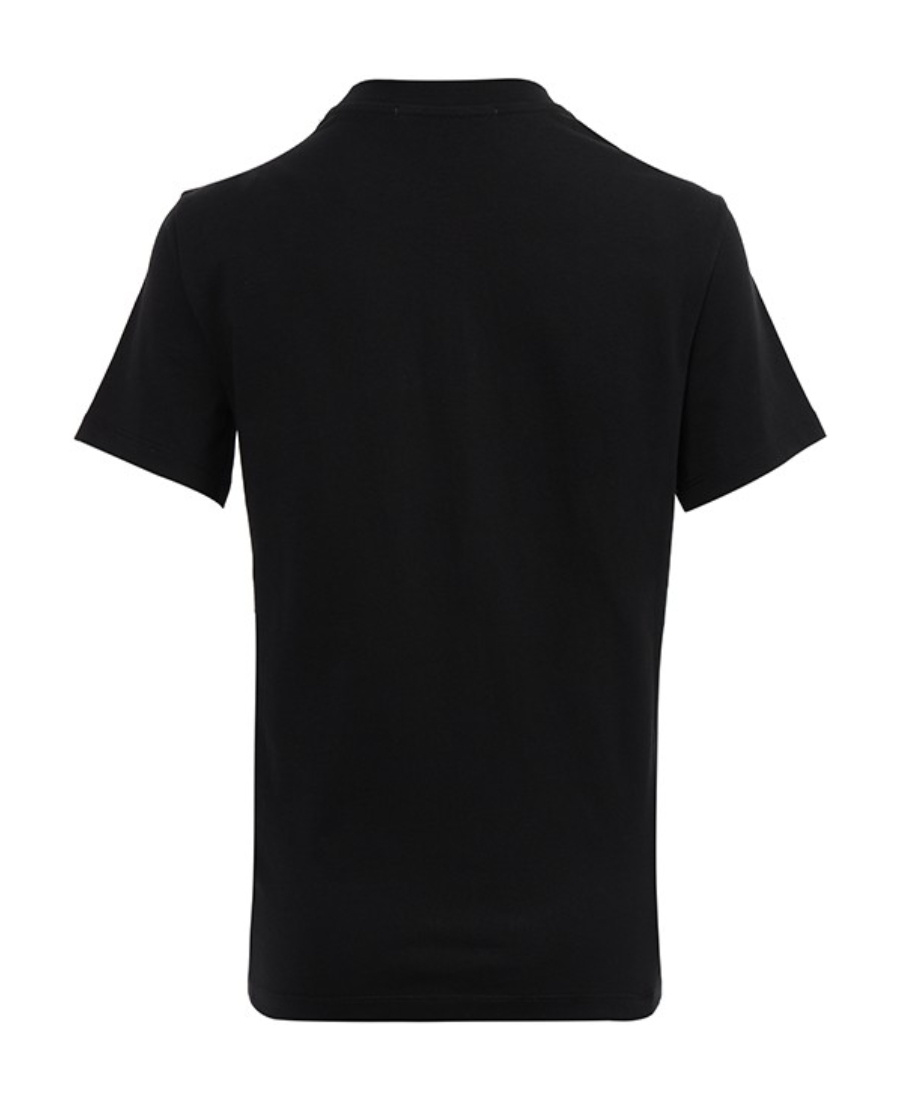 Msgm Logo-print Cotton T-shirt In Black