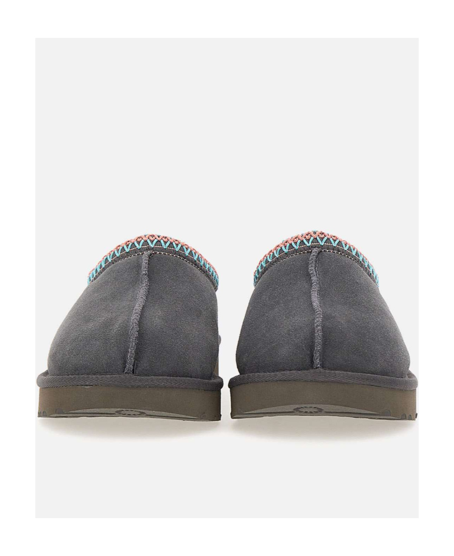 Shop Ugg Tasman Suede Slippers In Black