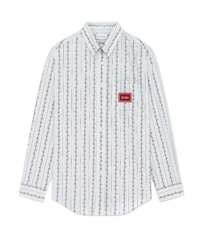 Drôle De Monsieur Long Sleeve Shirt In Multi