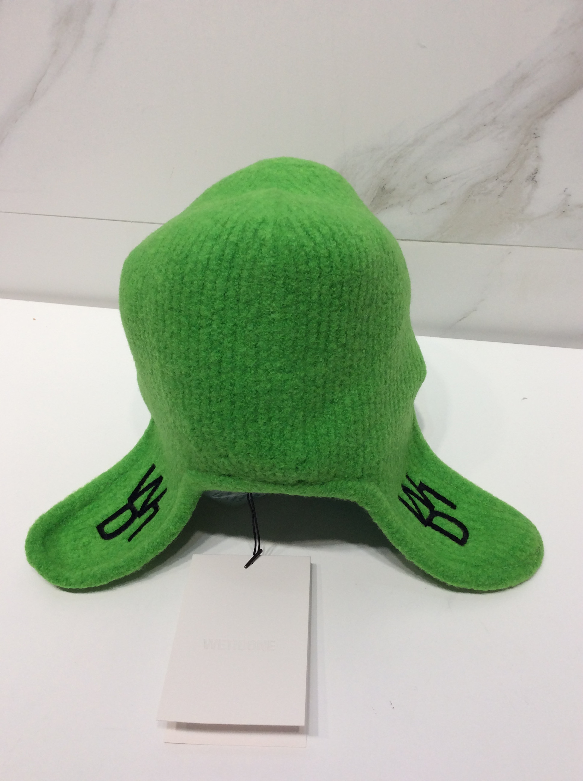 We11 Done Knitted Lei Feng Hat In Black