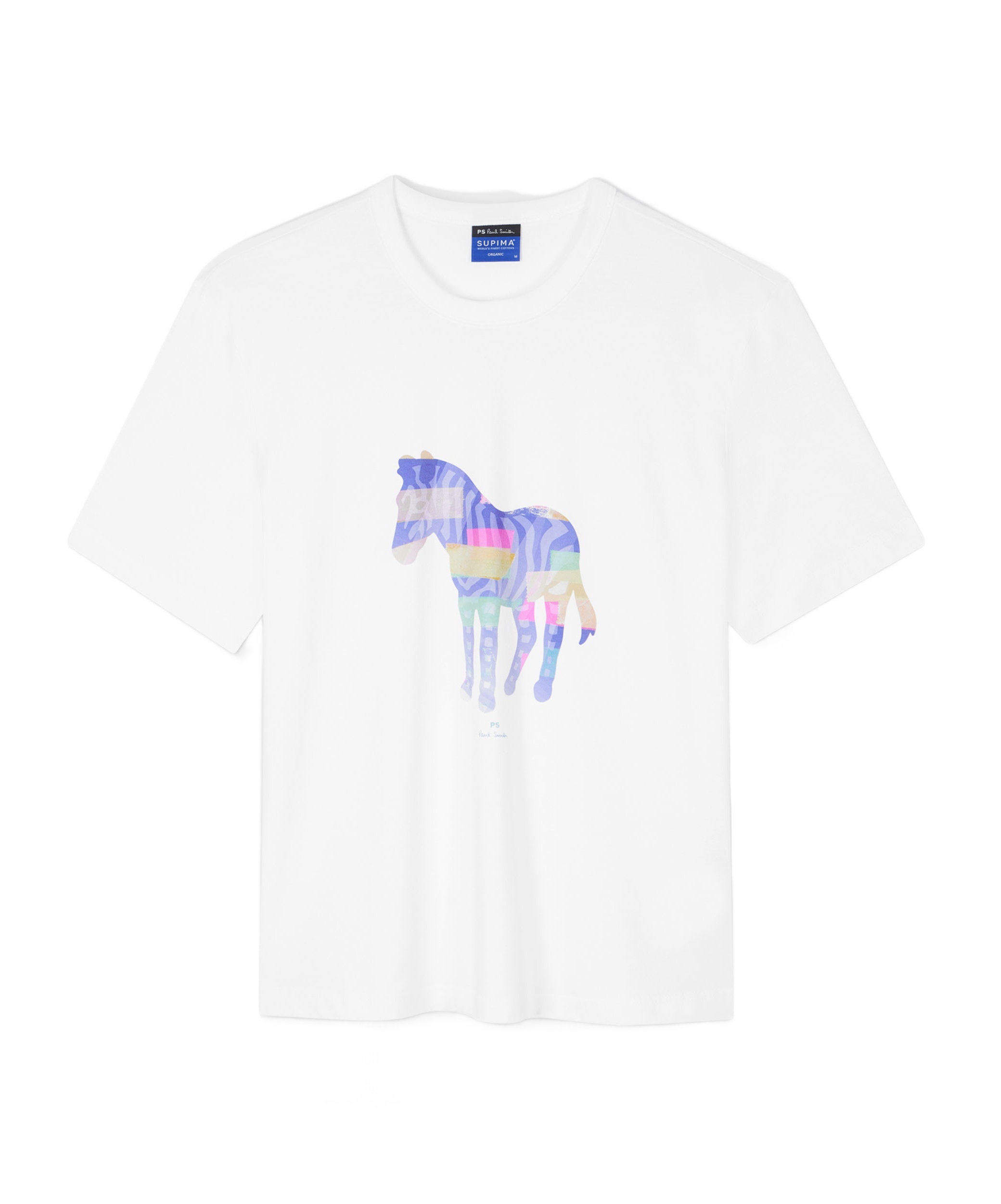 Ps By Paul Smith Ps Paul Smith Zebra Print T Shirt In White