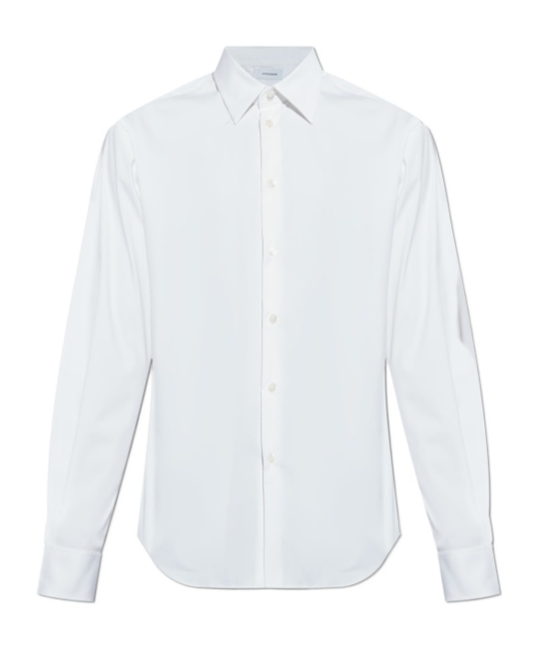 Ferragamo Long-sleeved Shirt In White