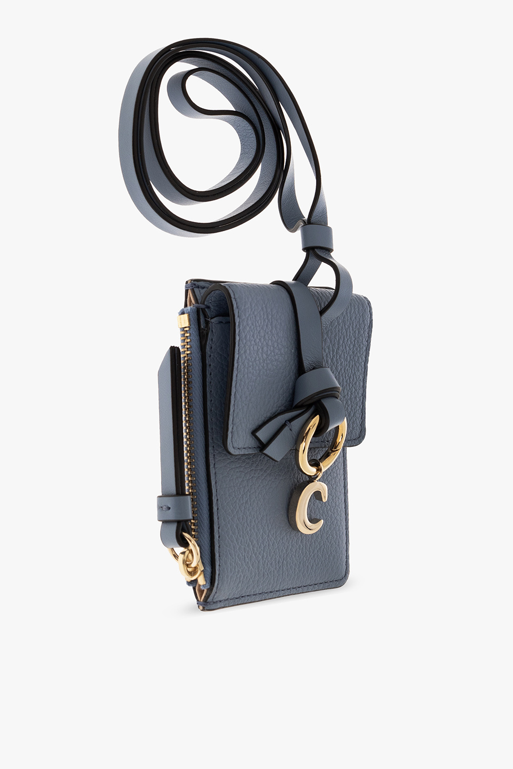 Chloé Logo Card Pack In Gray