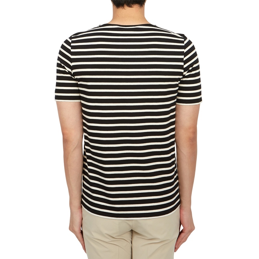 Saint James Striped Short-sleeved T-shirt In Multi
