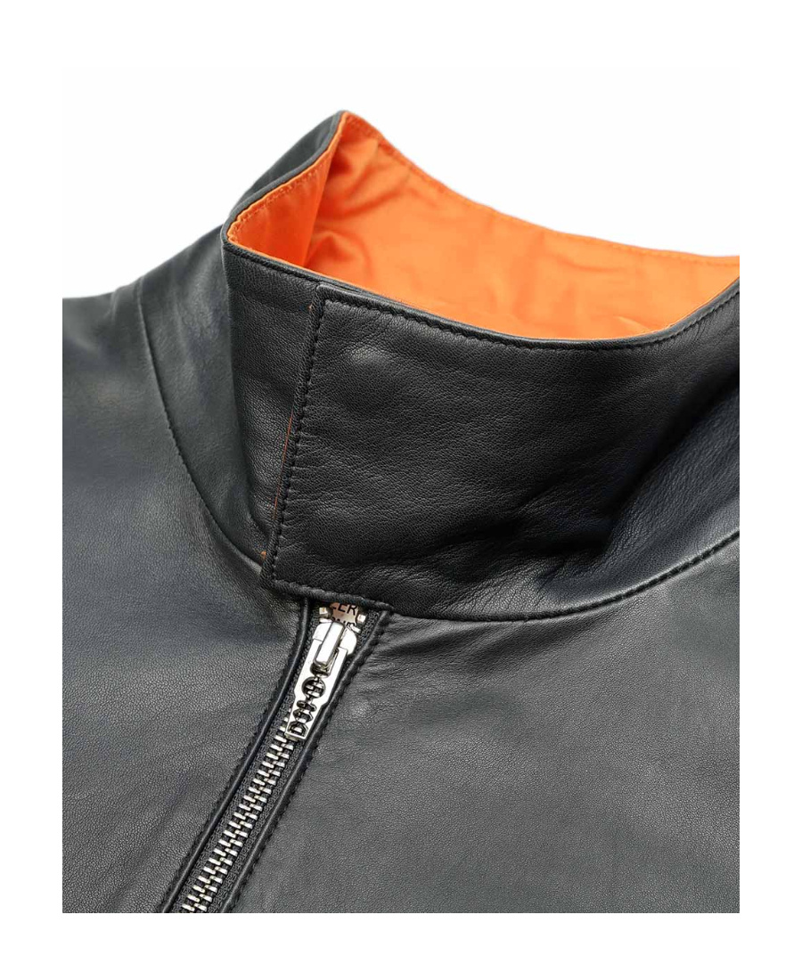 Alexander Mcqueen Black Long-sleeved Casual Jacket In Black
