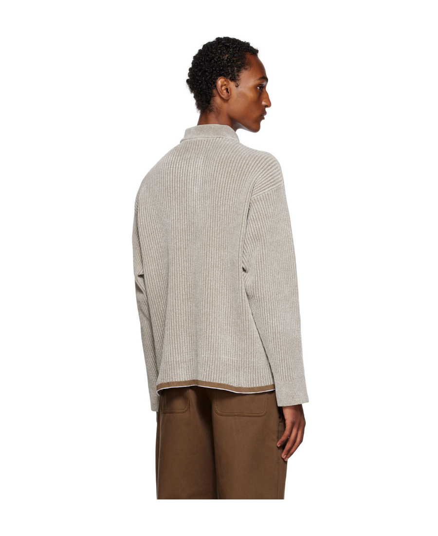 Jacquemus Le Polo Duci Polo Shirt In Nude