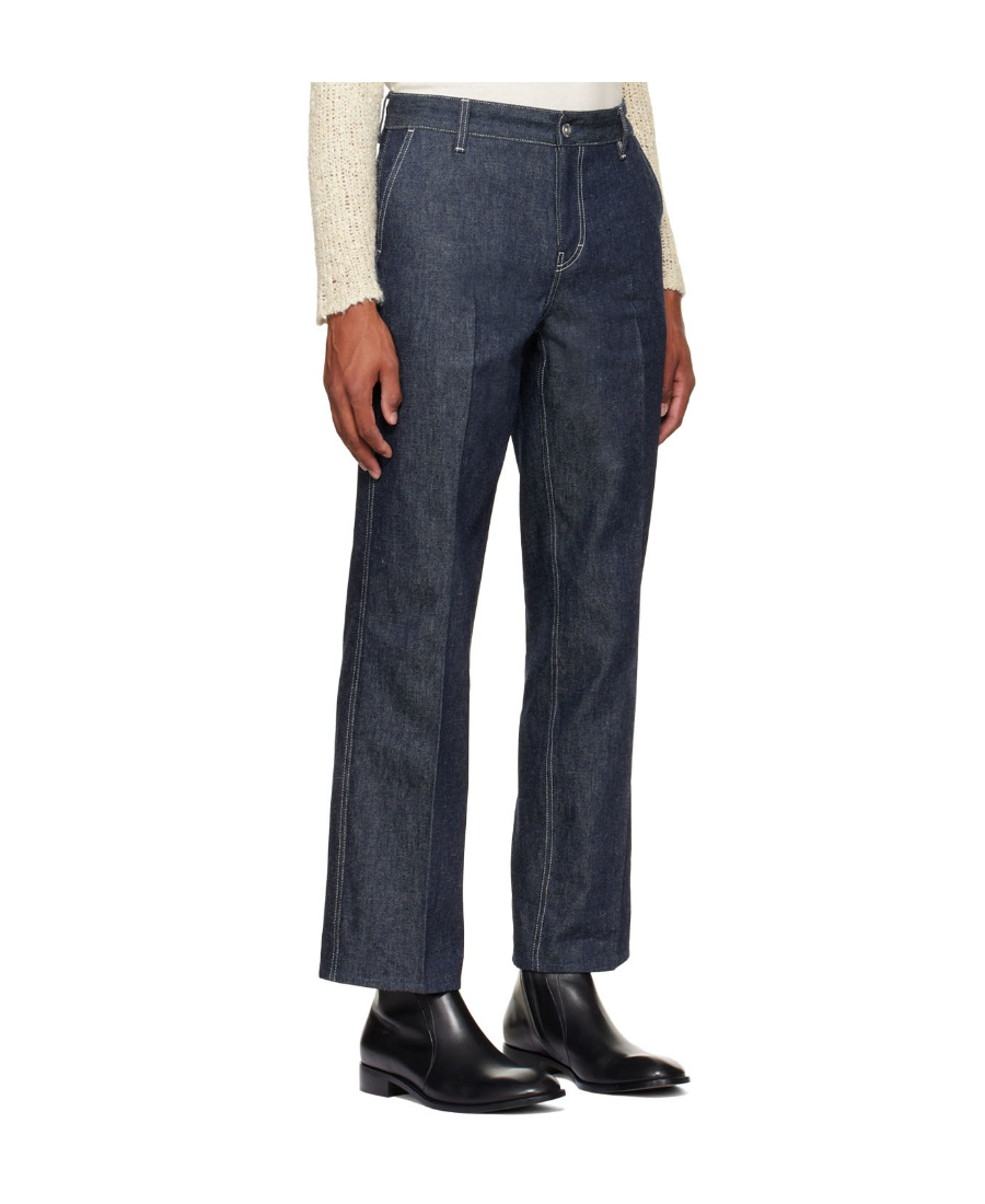 Our Legacy Work Chino Logo Jeans In Black