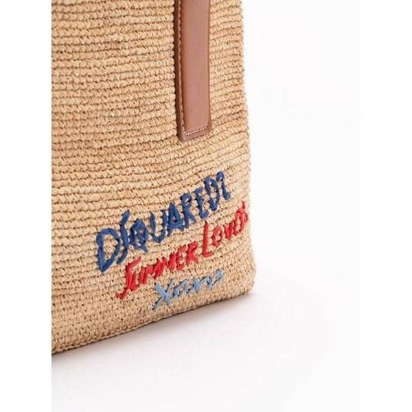 Dsquared2 Summer Lovers Tote Bag In Nude