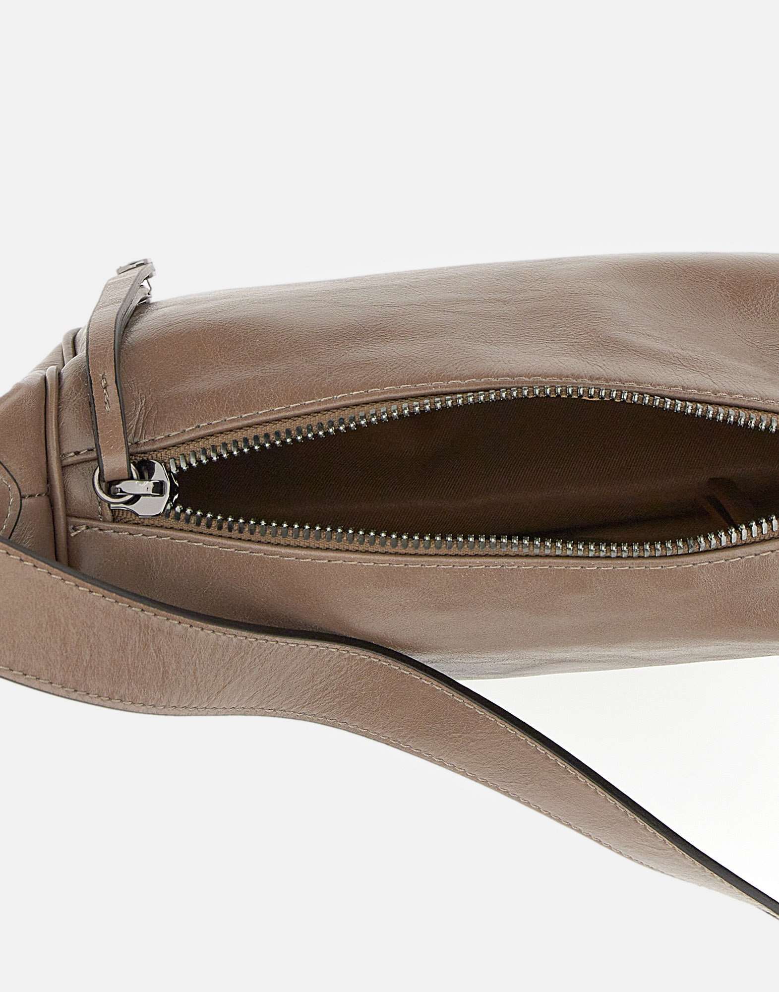 Gianni Chiarini Logo Patch Shoulder Bag In Brown
