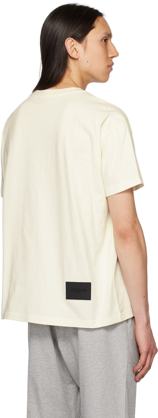WE11 DONE LOGO-PRINT COTTON T-SHIRT