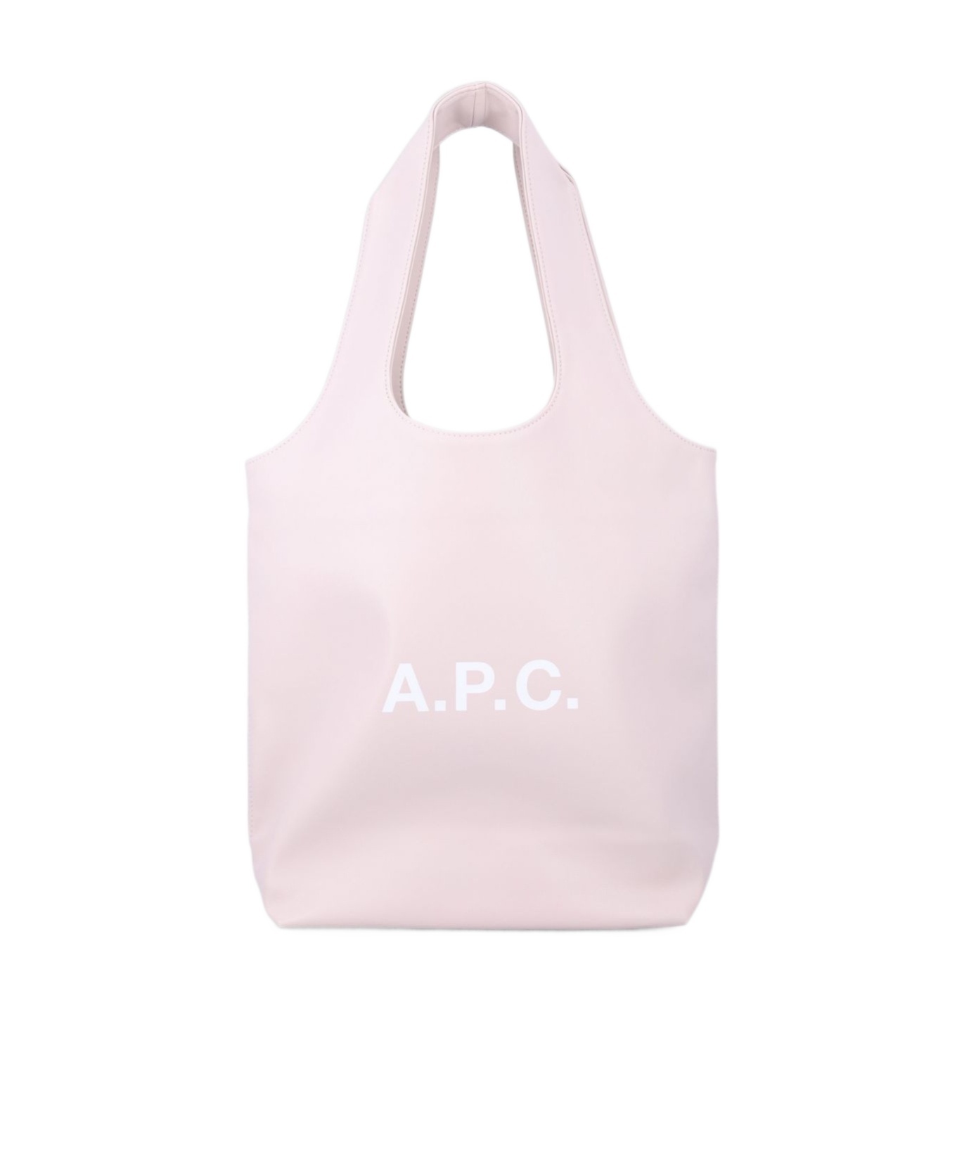 A.p.c. Ninon Small Logo Tote Bag In Pink