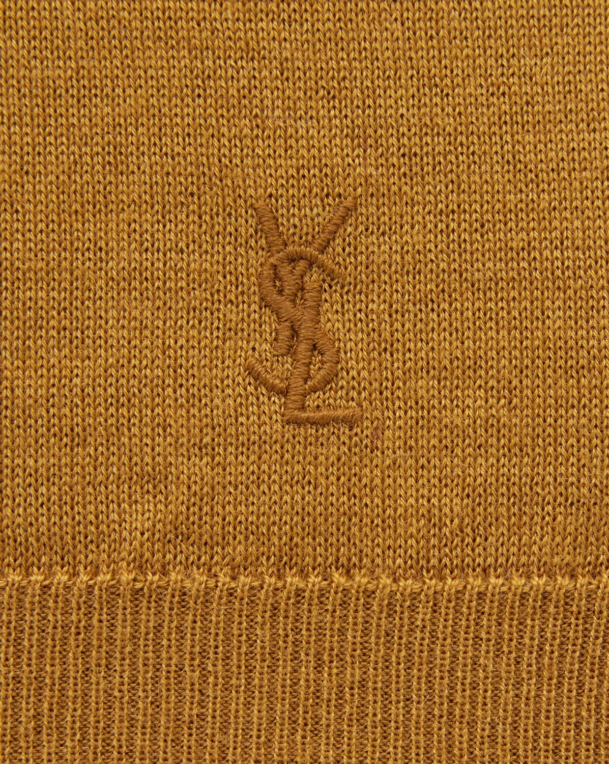 Saint Laurent Polo Cassandre In Brown