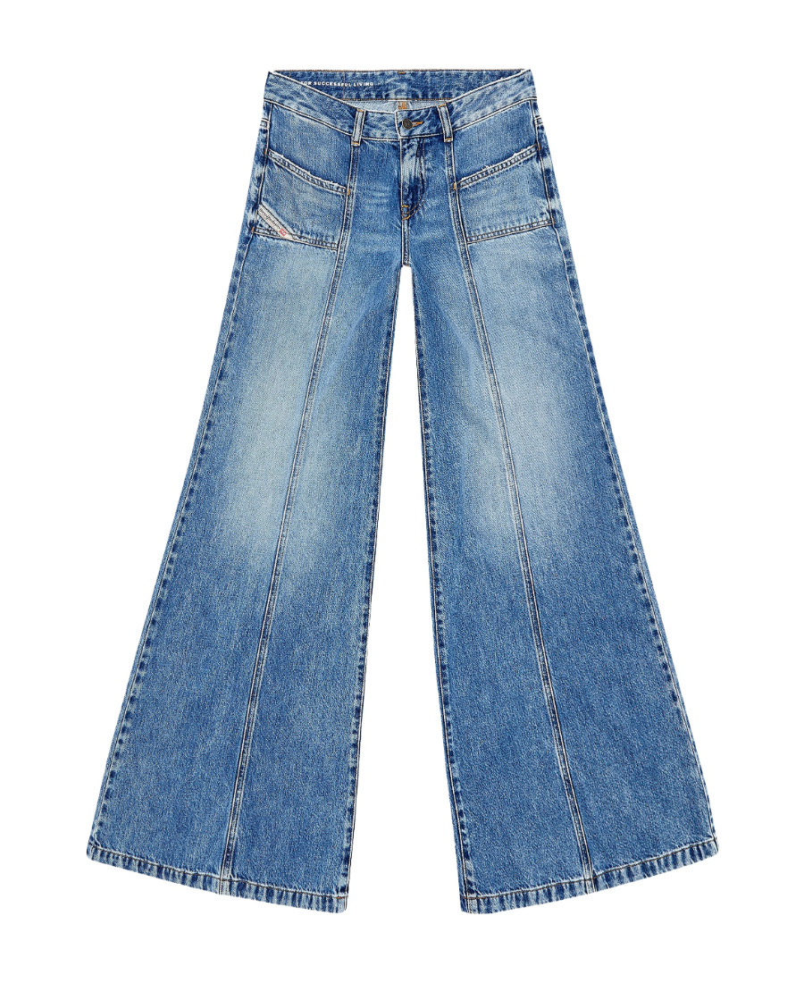 Diesel Bootcut And Flare Jeans D-akii 09h95t Jeans In Blue
