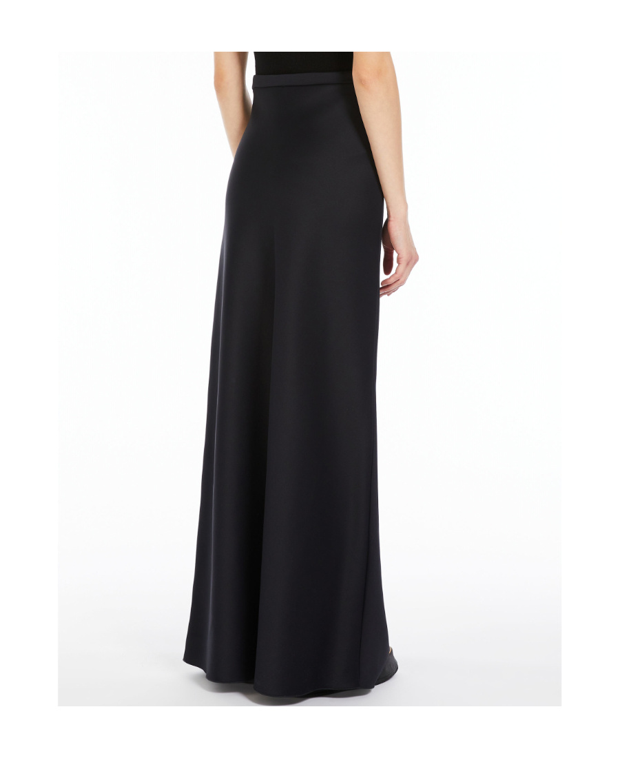 Max Mara Ruffled Skirt In Black