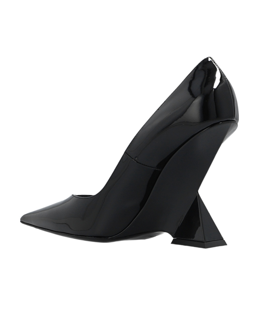 Attico Cheope 105mm Pointed-toe Pumps In Black