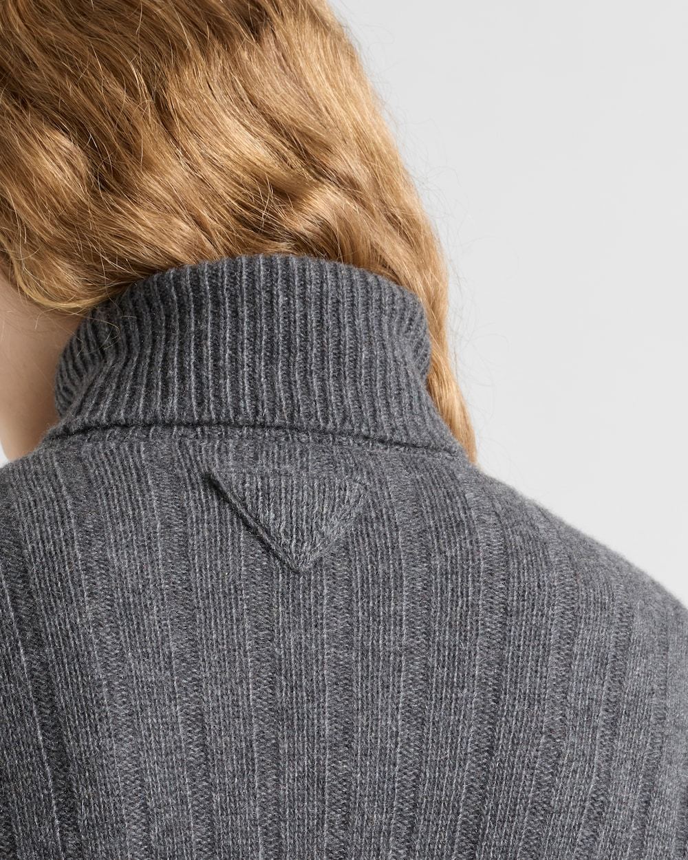 Prada Re-cashmere Turtleneck Sweater In Black