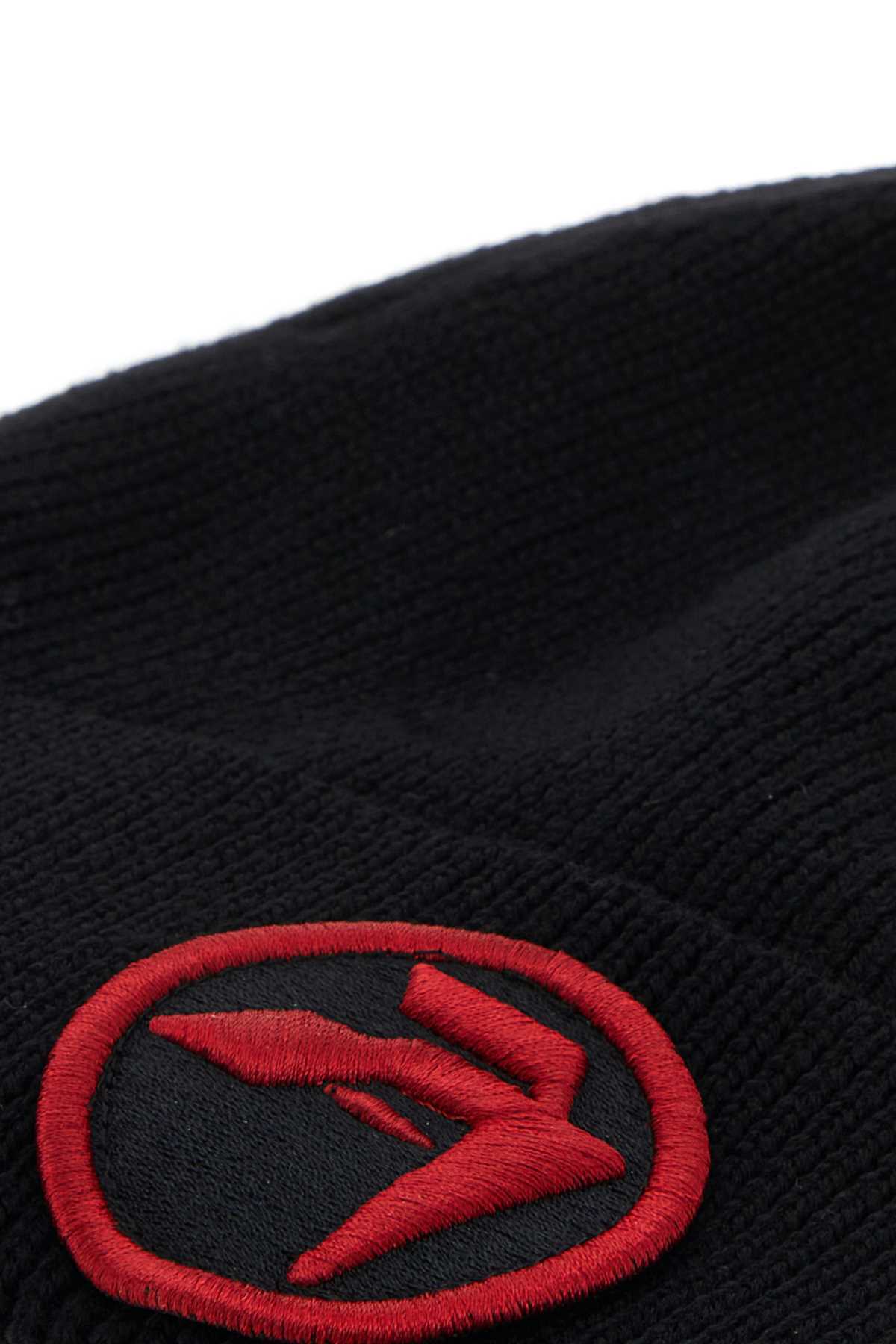 Ambush Logo-patch Wool Beanie In Black