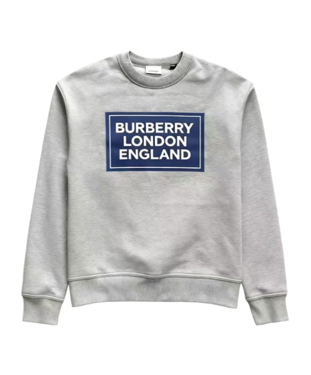 Burberry Long-sleeved Sweatshirt In Gray