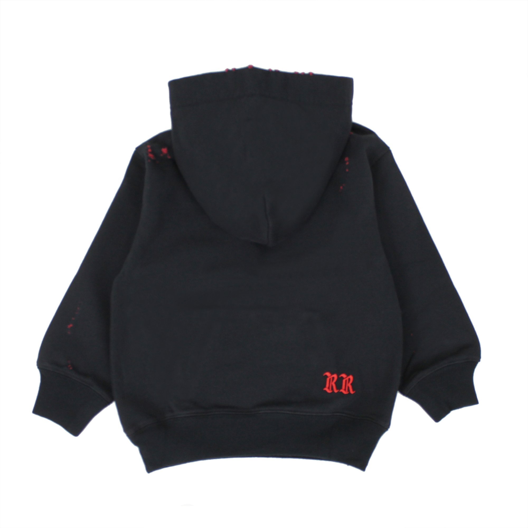 Diesel Logo Printed Hooded Sweater In Black