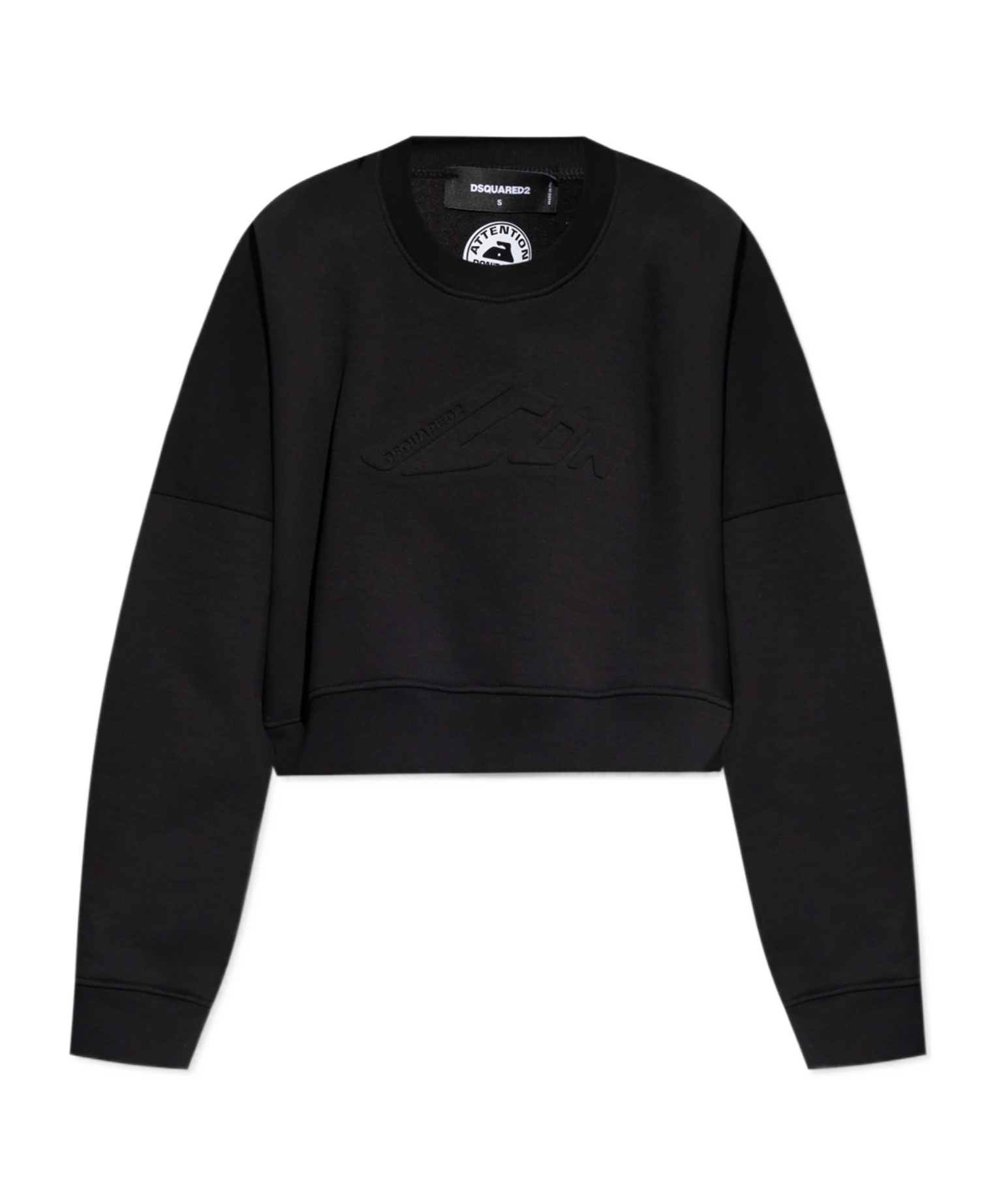 Dsquared2 Long-sleeved Sweater In Black