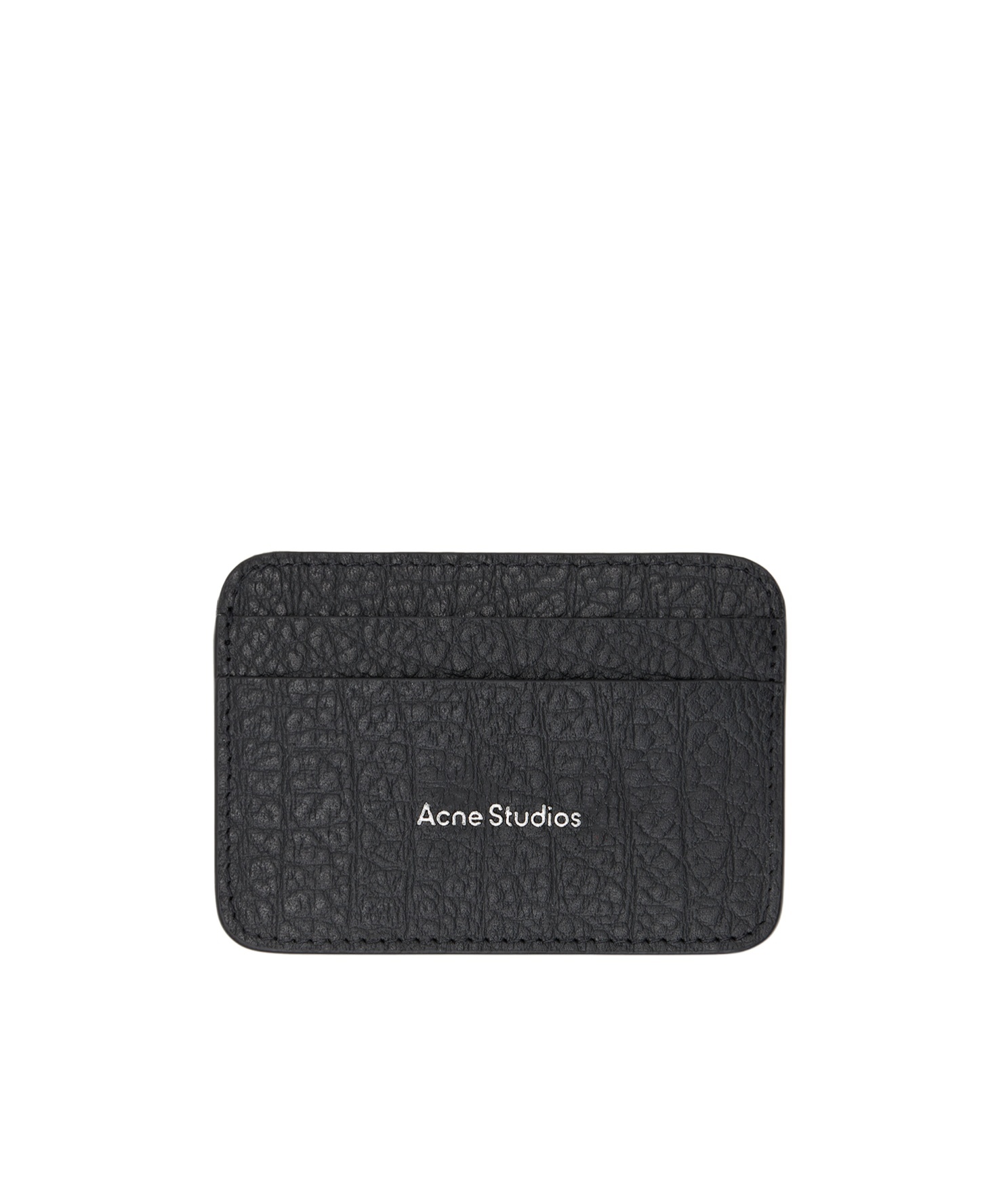 ACNE STUDIOS LOGO-PRINT LEATHER CARDHOLDER 