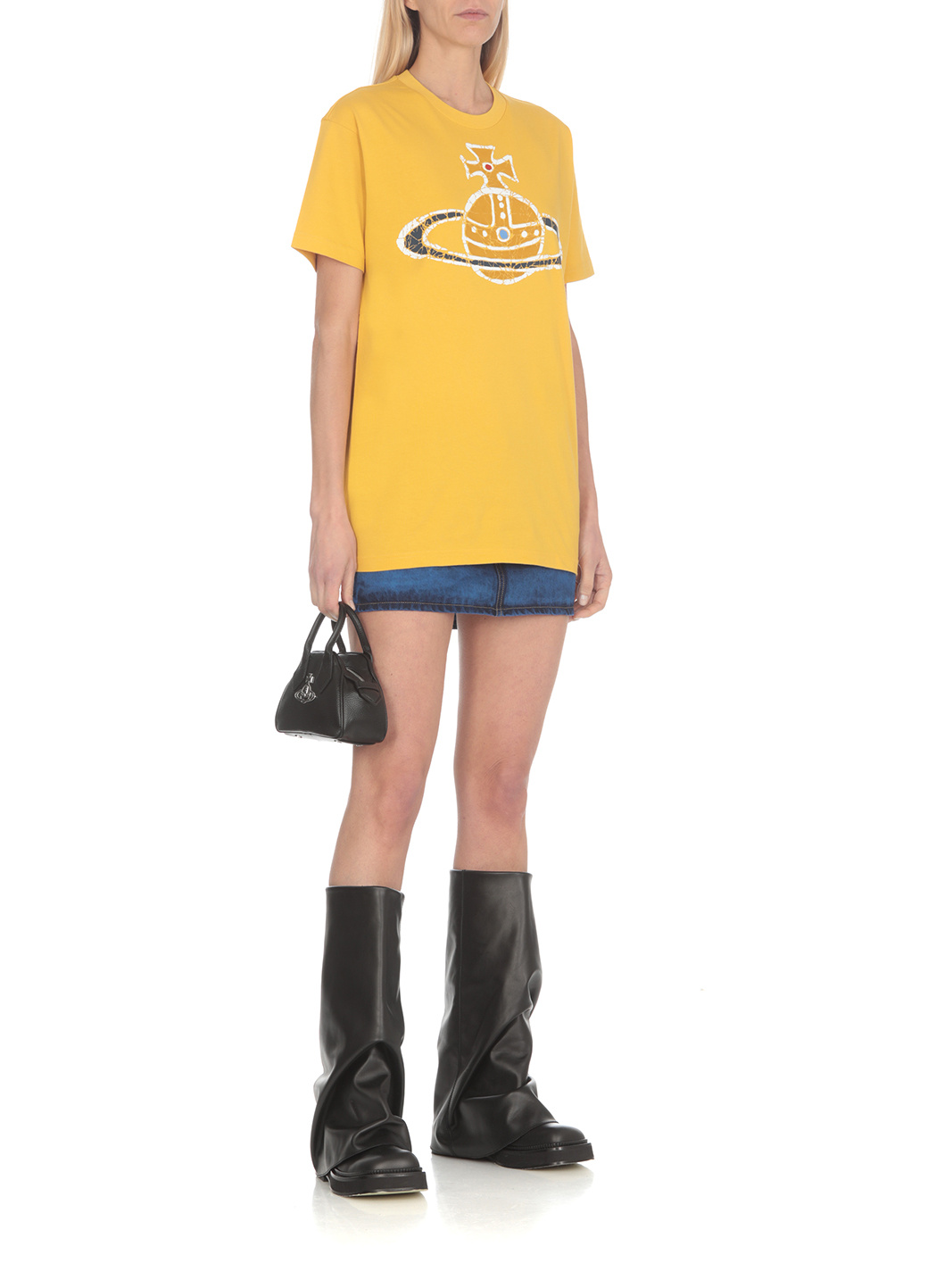 Vivienne Westwood Time Machine Classic T-shirt In Yellow