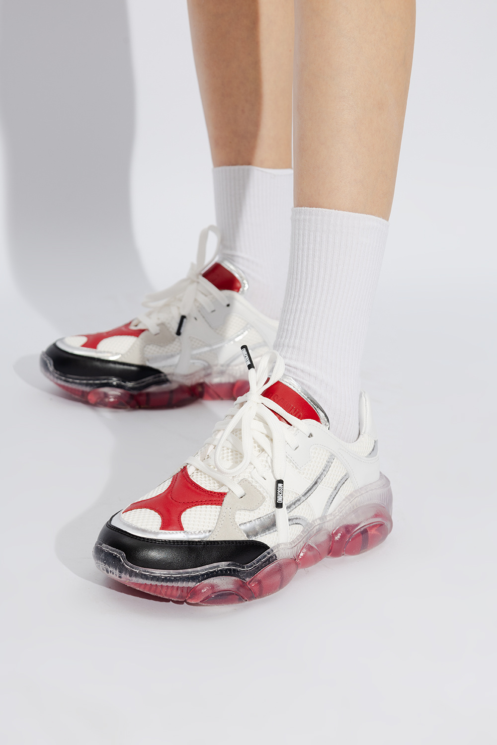 Moschino Couture Teddy Sneaker In White