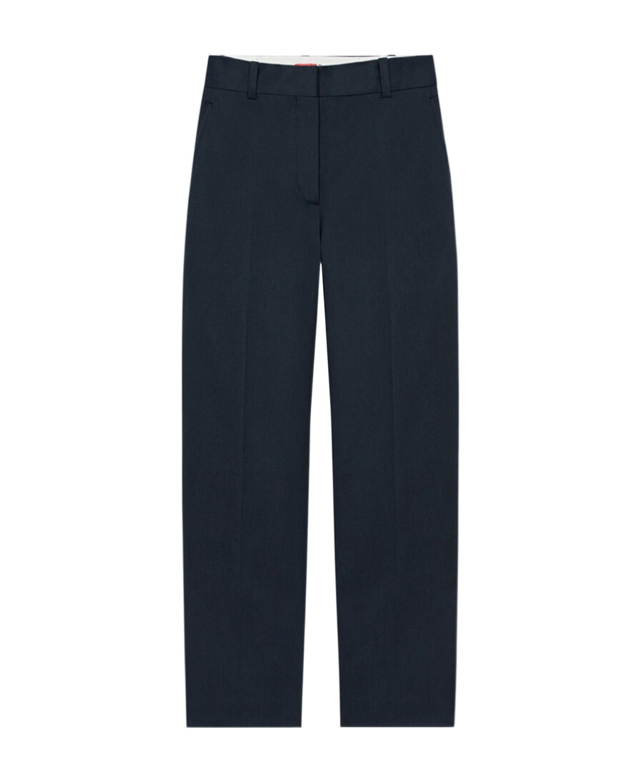 Kenzo Cropped Tailored Trousers In Black