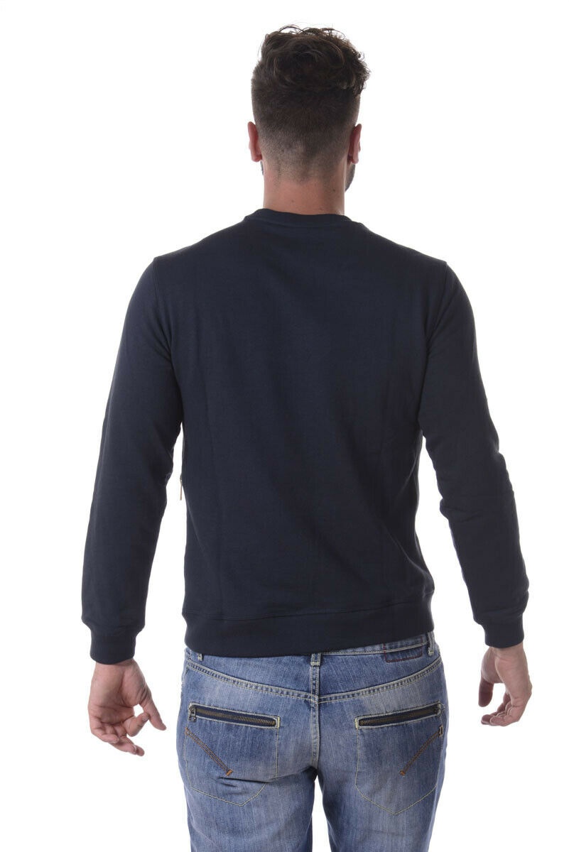 Armani Jeans Sweatshirt Hoodie In Blue