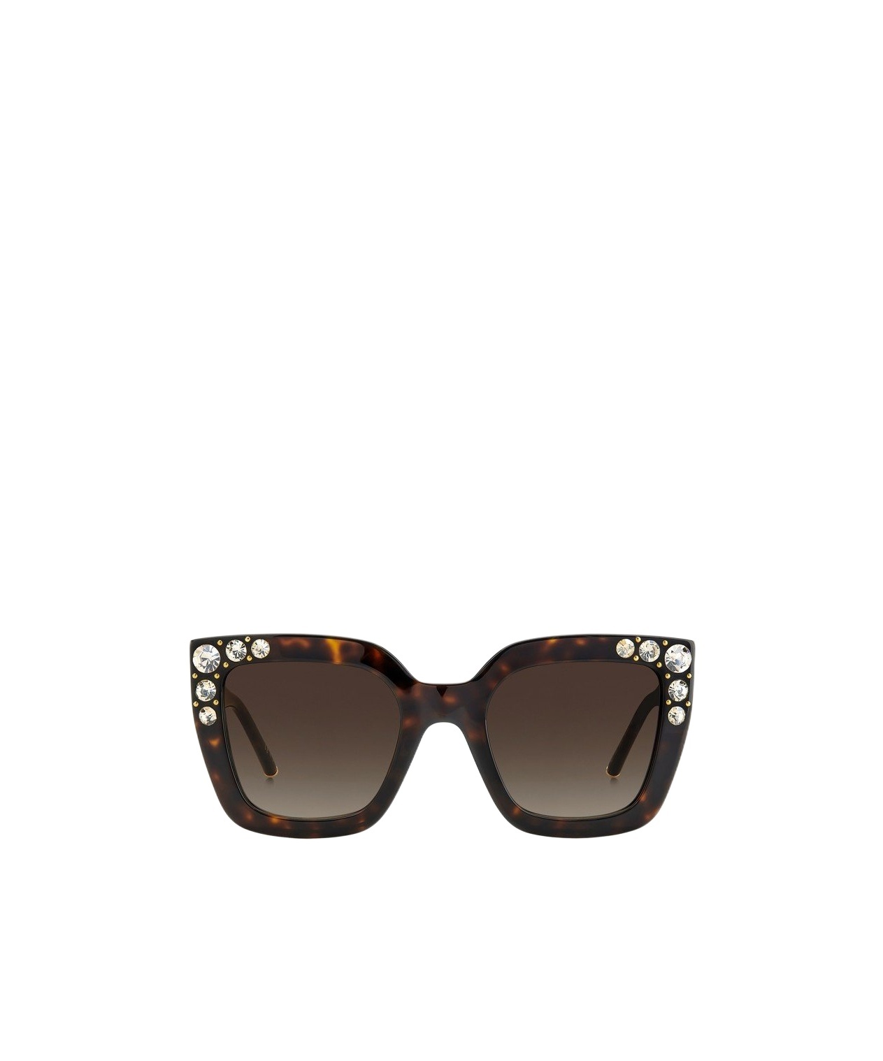 Carolina Herrera Oversize Crystal-embellished Sunglasses In Brown