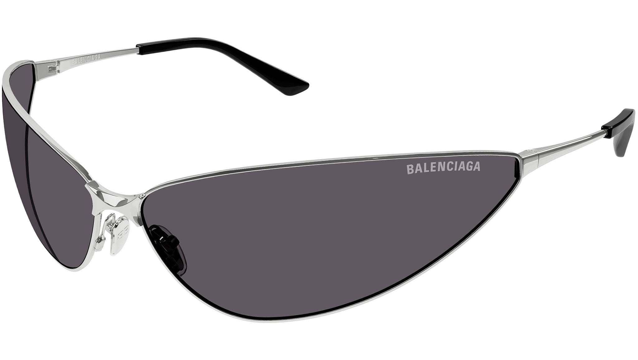 Balenciaga Razor Cat-eye Sunglasses In Gray