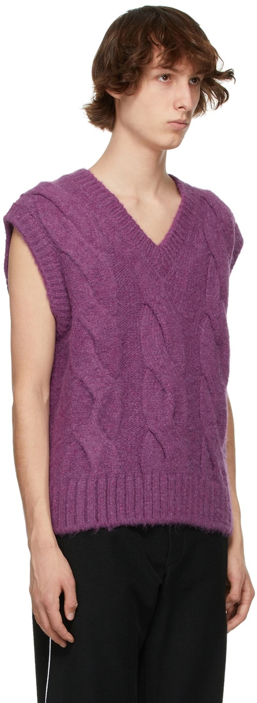 We11 Done Sleeveless Pullover In Purple
