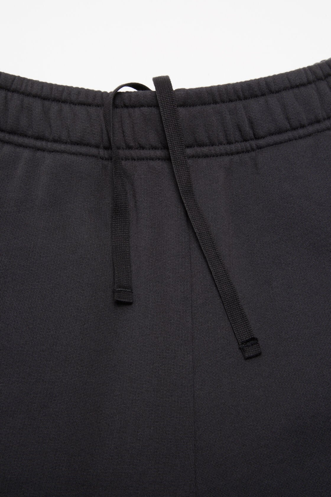 Acne Studios Fleece Track Shorts In Black