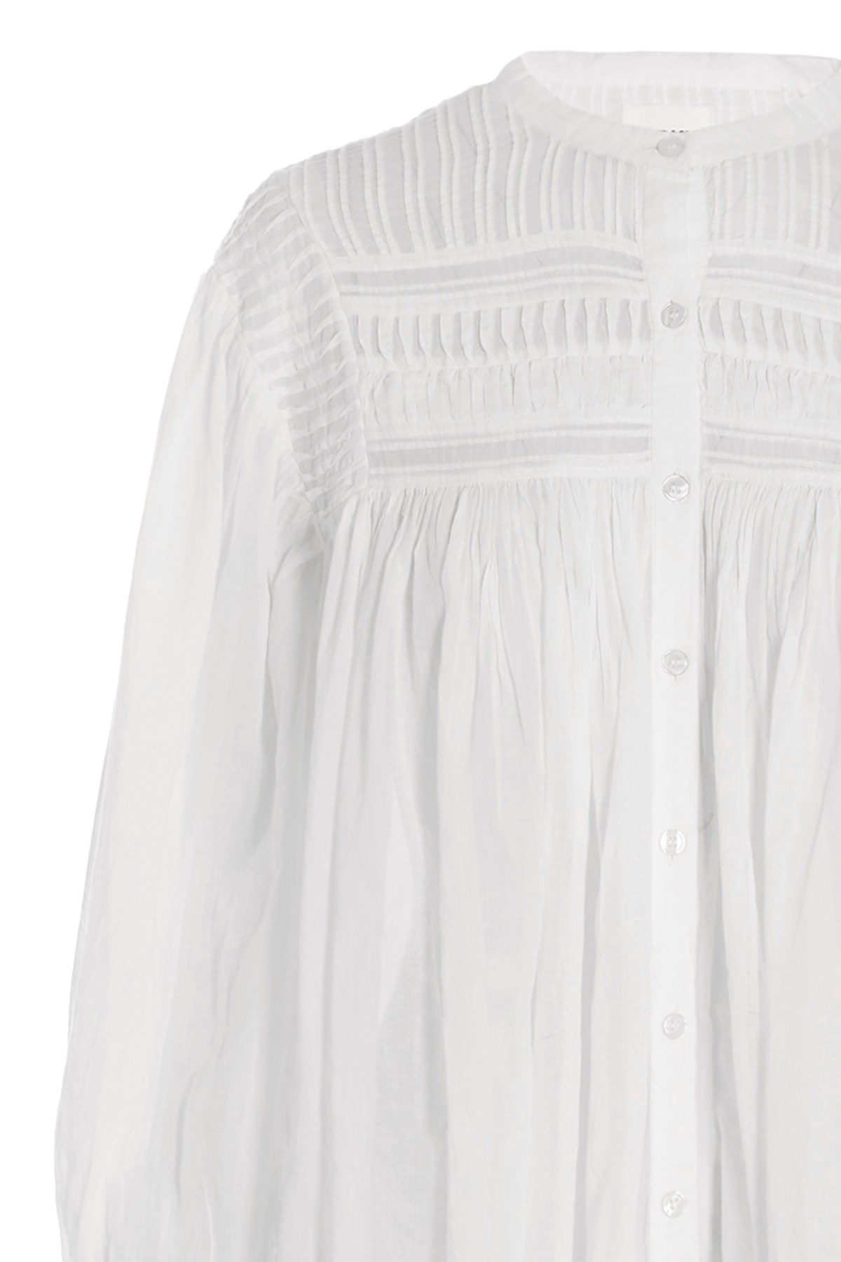 Isabel Marant Étoile Plalia Oversized Cotton Blouse In White