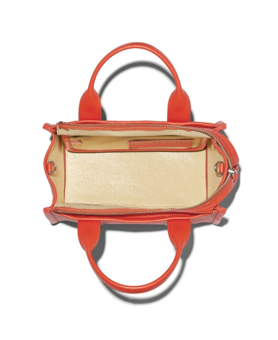 Marc Jacobs The Mini Tote Leather Bag In Red