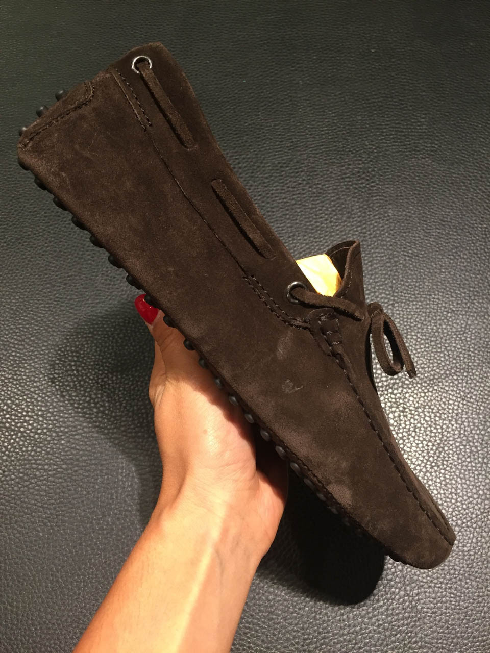 Tod's Gommino Suede Loafers In Black
