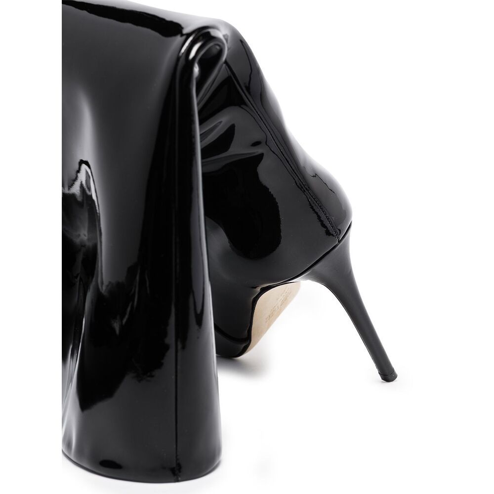 Paris Texas Pointed-toe 90mm Heeled Boots In Black