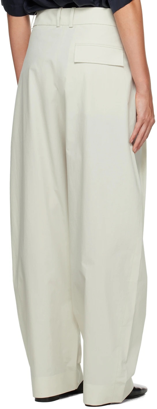 Studio Nicholson Acuna Wide-legged Casual Pants In White