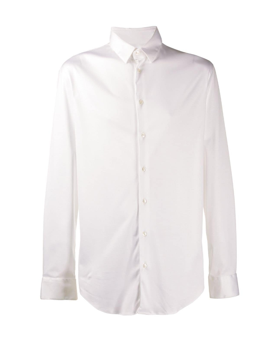 Giorgio Armani Classic Plain Shirt In White