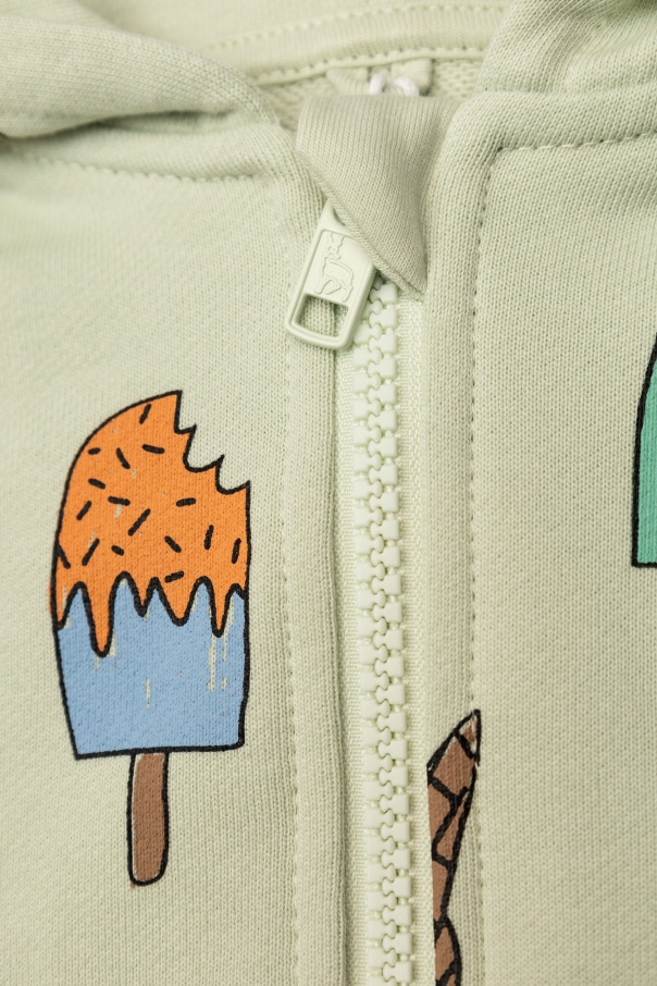 STELLA MCCARTNEY STELLA MCCARTNEY KIDS ILLUSTRATION-PRINTED ZIP-UP HOODIE